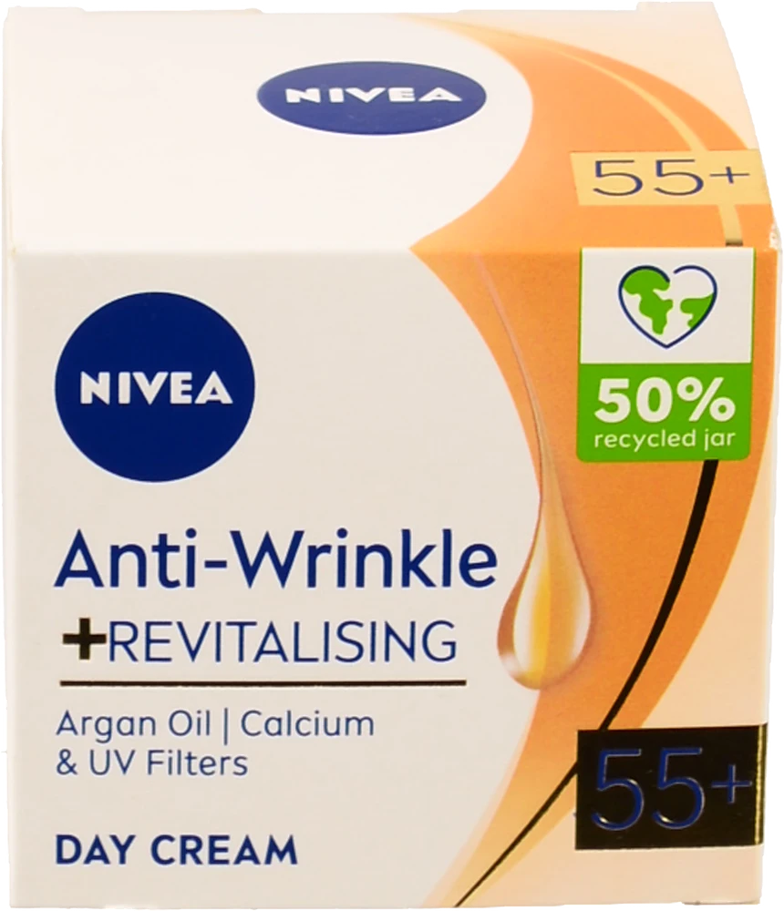 Крем для обличчя денний SPF15 55+ Anti-Wrinkle Revitalizing Nivea 50мл