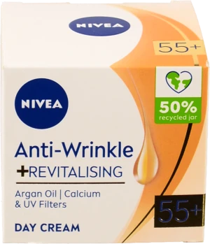 Крем для обличчя денний SPF15 55+ Anti-Wrinkle Revitalizing Nivea 50мл