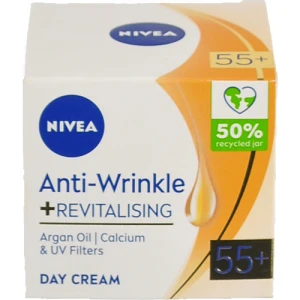Крем для обличчя денний SPF15 55+ Anti-Wrinkle Revitalizing Nivea 50мл