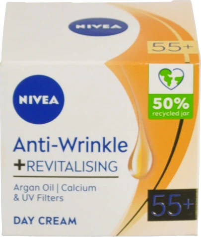 Крем для обличчя денний SPF15 55+ Anti-Wrinkle Revitalizing Nivea 50мл