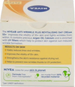 Крем для обличчя денний SPF15 55+ Anti-Wrinkle Revitalizing Nivea 50мл