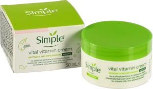 Крем Simple 50мл нiчний вiтамiнний kind to skin