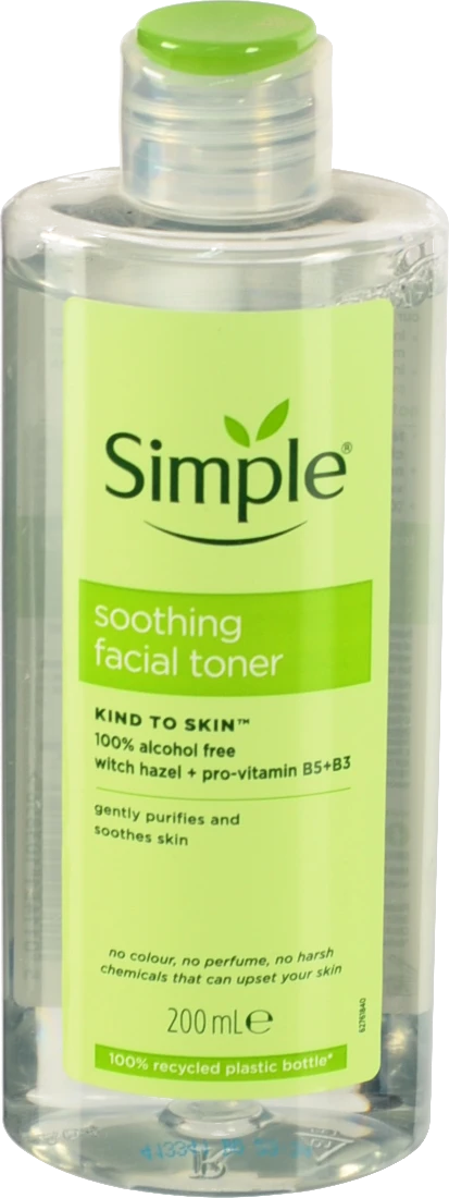Тонiк Simple 200мл заспокiйливий kind to skin