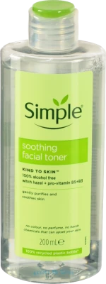 Тонiк Simple 200мл заспокiйливий kind to skin