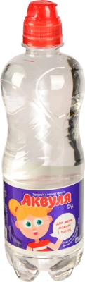 Вода для приготування дитячого харчування та пиття негазована з перших днів життя Аквуля п/пл 0.5л