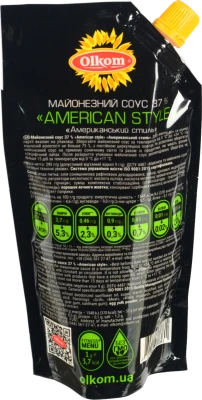 Соус майонезний 37% American style Olkom д/п 295г