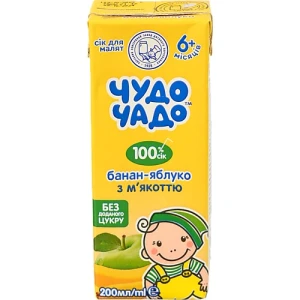 Сік яблучно-банановий Чудо-Чадо 200мл