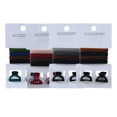 Набір резинок 4шт та крабів 2шт д.волосся тип 3