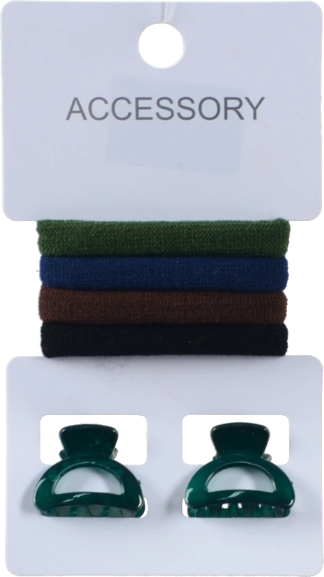 Набір резинок 4шт та крабів 2шт д.волосся тип 3