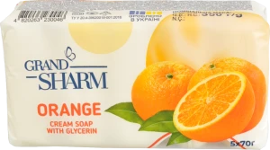 Крем мило Шарм 70гх5 grand апельсин е.пак
