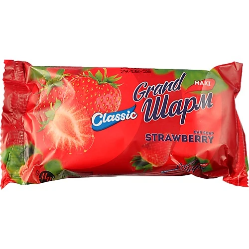 Мило туалетне тверде Strawberry Grand Шарм 125г