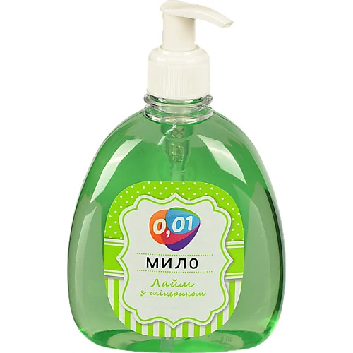 Мило рiдке 0.01 400мл лайм глiцерин