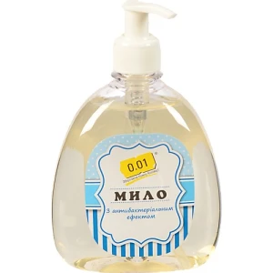Мило рідке 0.01 400мл з антибактеріальним ефектом