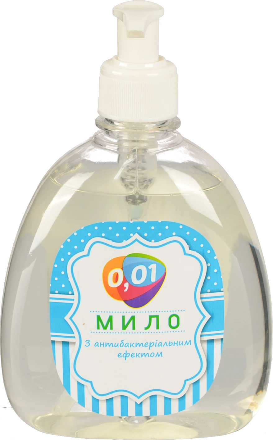 Мило рідке 0.01 400мл з антибактеріальним ефектом