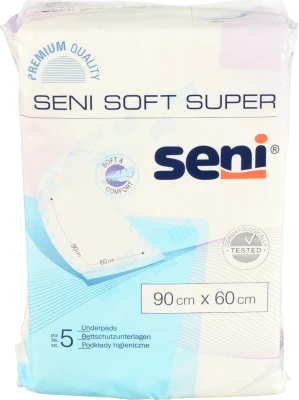 Пелюшки для немовлят SENI SOFT 90х60 см. (5 шт.)
