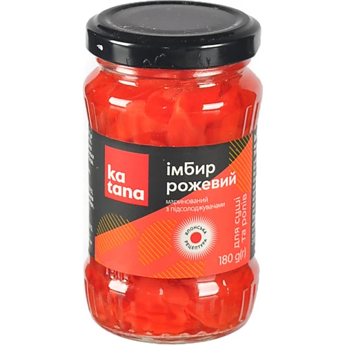 Імбир рожевий маринований Katana с/б 180г