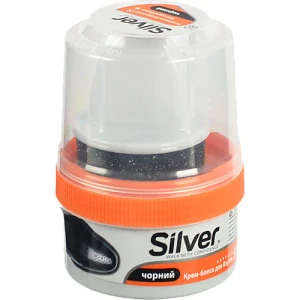Крем-блиск Сільвер 50мл д.взуття чорний