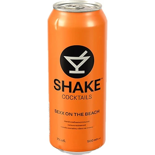 Напій слабоалкогольний 0.5л 7% Shake Sexx On The Beach б/у