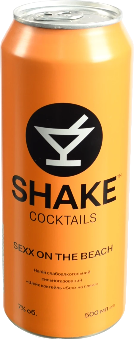 Напій слабоалкогольний 0.5л 7% Shake Sexx On The Beach б/у
