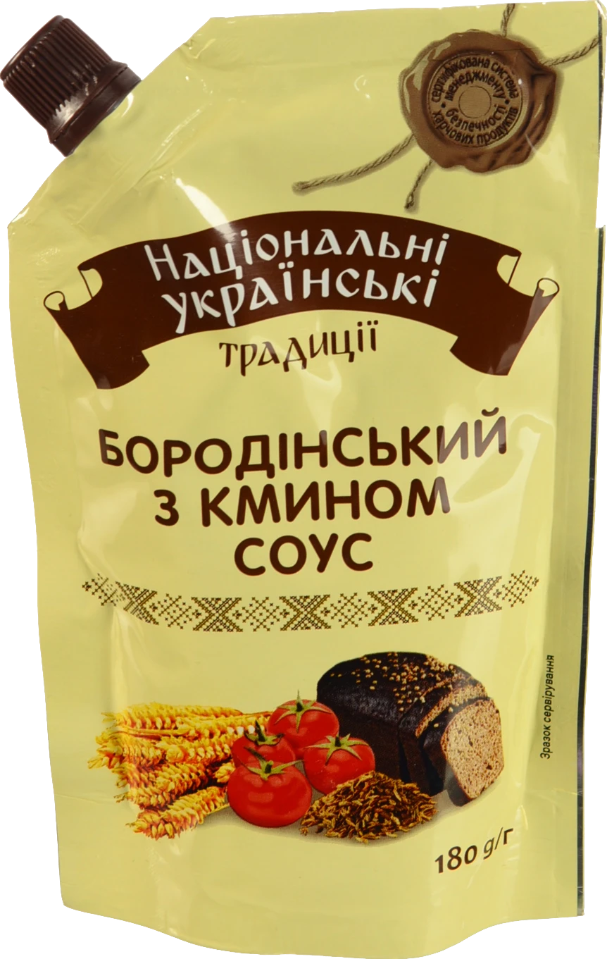 Соус Бородинський з кмином Національні українські традиції д/п 180г