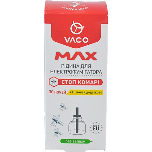 Рідина для електрофумігатора від комарів Vaco Max 30 мл