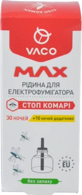 Рідина для електрофумігатора від комарів Vaco Max 30 мл