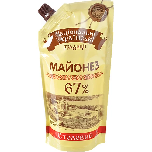 Майонез 67% Столовий Національні українські традиції 300г