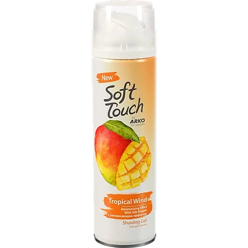 Гель для гоління Arko Soft Touch Tropical Wind для жінок, 200 мл