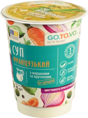 Cуп-пюре Go.To.Vo 40г французький вершки крутони