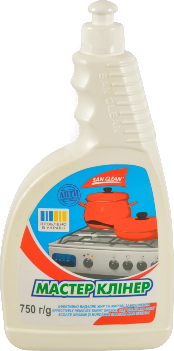 Засіб для видалення жиру Майстер Клинер Сан Клін 750г