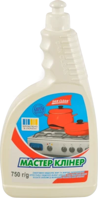Засіб для видалення жиру Майстер Клинер Сан Клін 750г