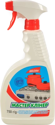 Засіб для видалення жиру Майстер Клінер Сан Клін 750г
