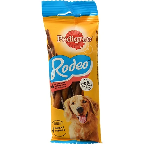 Ласощі Pedigree Rodeo з яловичиною для дорослих собак 70г