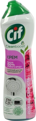 Крем для чищення Рожева свіжість Cleanboost Cif 500мл