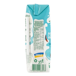 Напій кокосовий з рисом ультрапастеризований Vega Milk т/п 250мл