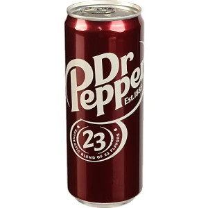 Напій безалкогольний газований ароматизований Dr Pepper з/б 330мл