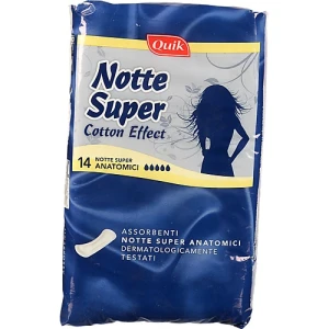 Прокладки Quik 14шт notte super тонкі анатомічні