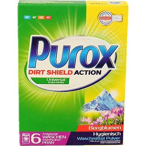 Пральний порошок Purox Universal Color White 420г