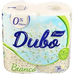 Туалетний папір Диво 4рул 3сл.premio bianco білий