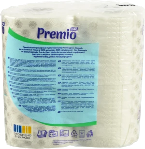 Туалетний папір Диво 4рул 3сл.premio bianco білий