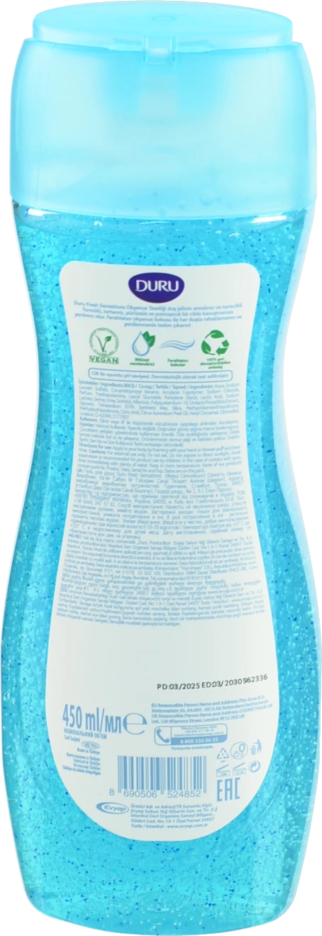 Гель д.душу Duru 450мл fresh sensations свіжіст