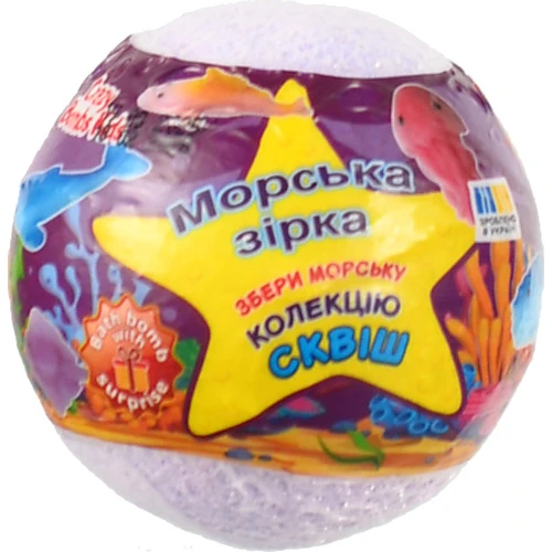 Бомбочка д.ванн Crazy Bombs Kids 120г морська зірка