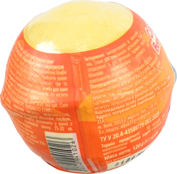 Бомбочка д.ванн Crazy Bombs Kids 120г кораловий риф