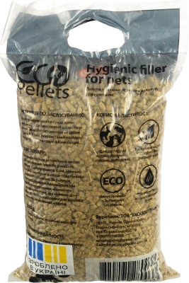 Наповнювач гігієнічний Eco Pellets 3кг д.домашніх тварин