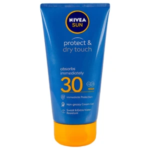 Крем-гель Nivea 175мл spf30 сонцезахисн захист та сухий дотик