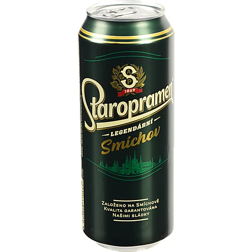 Пиво Staropramen 0.5л 4.0% світле пастеризоване з.б