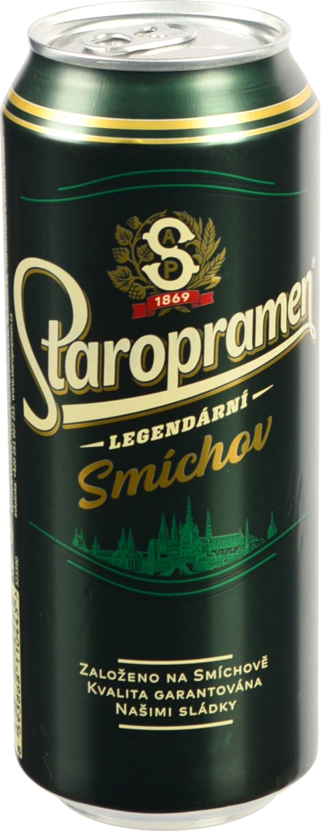 Пиво Staropramen 0.5л 4.0% світле пастеризоване з.б
