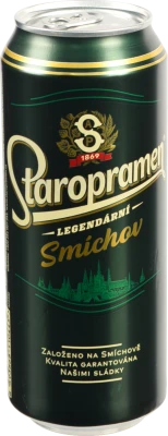 Пиво Staropramen 0.5л 4.0% світле пастеризоване з.б