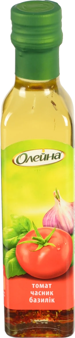 Олія ріпакова рафінована першого віджиму Томат-часник-базилік Олейна с/пл 250мл