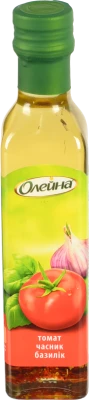 Олія ріпакова рафінована першого віджиму Томат-часник-базилік Олейна с/пл 250мл